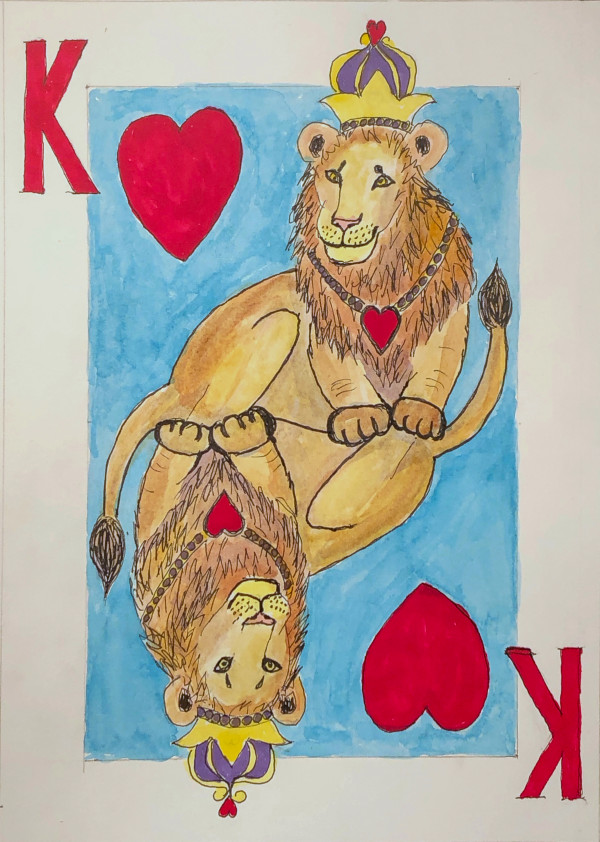 African Cats Playing Cards: Lion King
