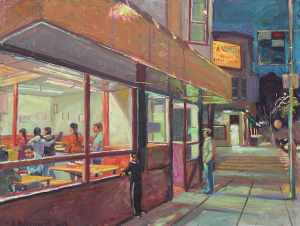 El Farolito Interior at Night, Day & Night in The Mission  #5 by Anthony Holdsworth