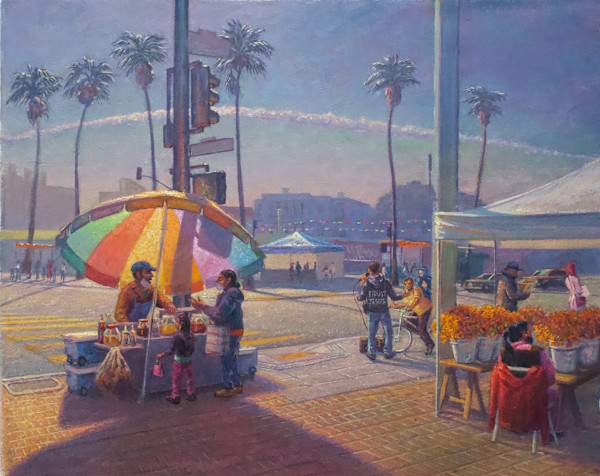 Vendors at 24th Street BART by Anthony Holdsworth