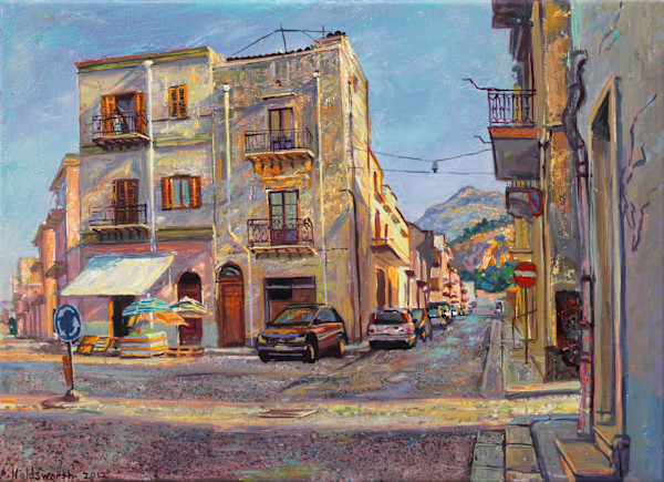 Old Houses In Castellammare by Anthony Holdsworth