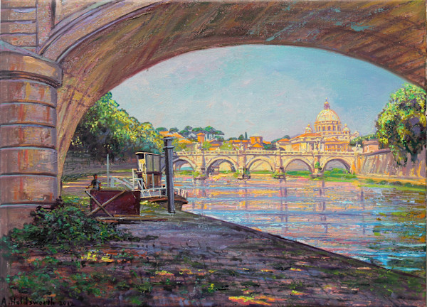 The Vatican Across the Tiber, Rome by Anthony Holdsworth