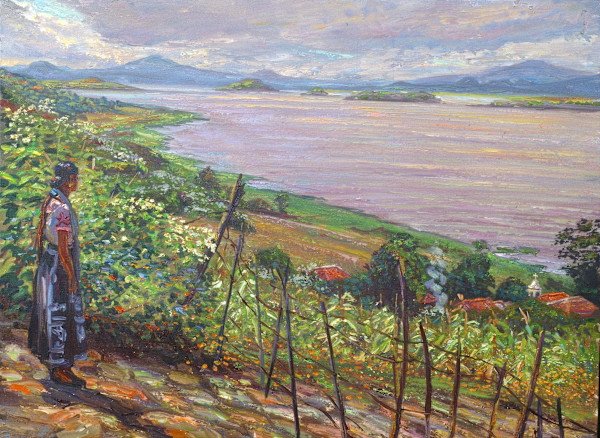 Ucastanastacua, Lake Patzcuaro by Anthony Holdsworth