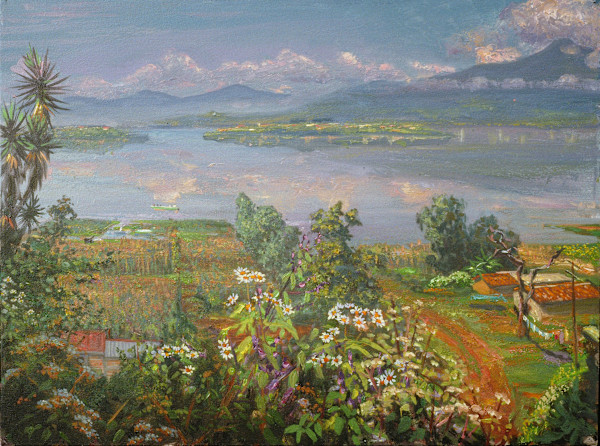 Above Lake Patzcuaro by Anthony Holdsworth