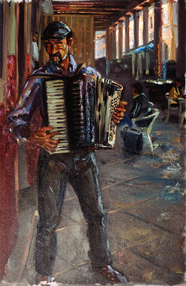 Arturo in The Plaza Chica by Anthony Holdsworth