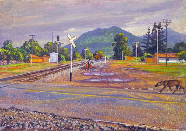 Along the Tracks by Anthony Holdsworth