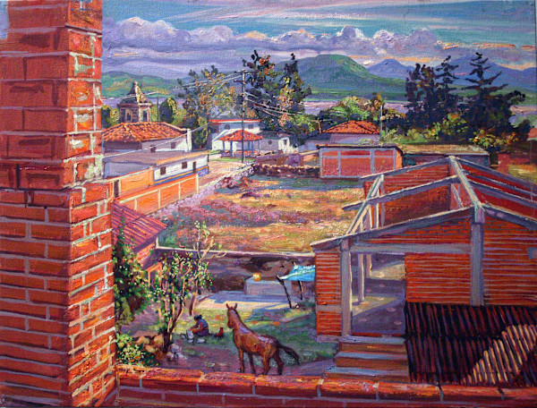 Rooftops of Rancho Santiago 2010 by Anthony Holdsworth