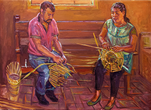 Basket Making in Rancho Santiago by Anthony Holdsworth