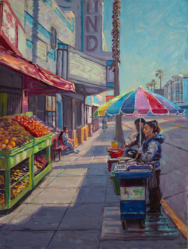 Pupusas on Mission Street by Anthony Holdsworth