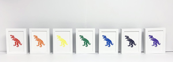 ROY G BIV Rex by Colleen Critcher