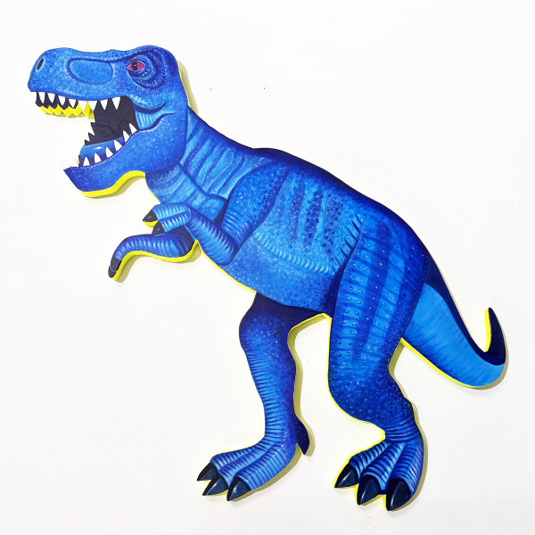 (Cut Out) Blue Rex by Colleen Critcher