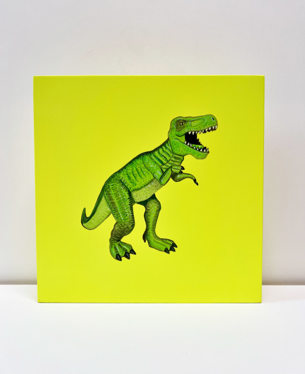 Lil Rex - Yellow Green on Yellow by Colleen Critcher