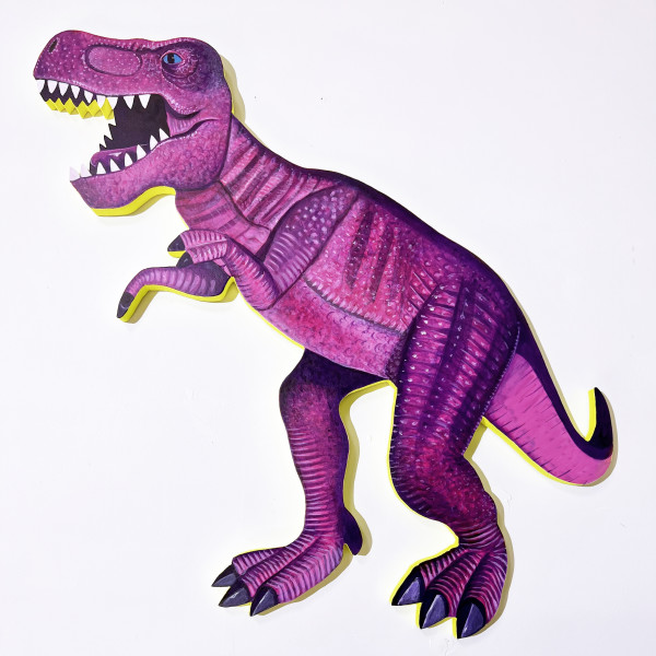(Cut Out) Pink Rex by Colleen Critcher
