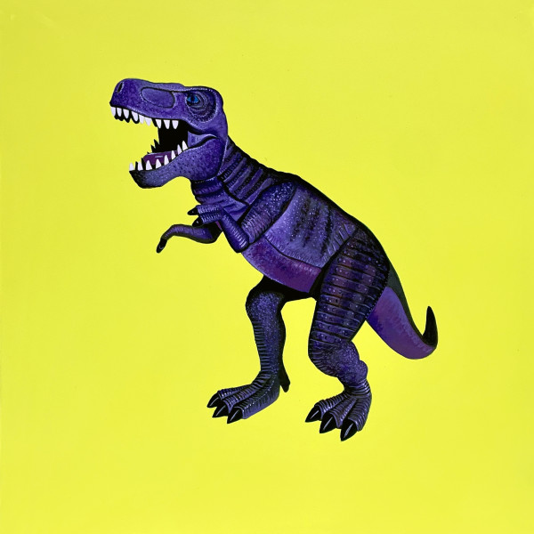 Violet T.Rex on Yellow