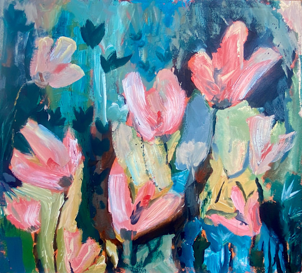 Tulips Rising in Amsterdam by Angie Porter
