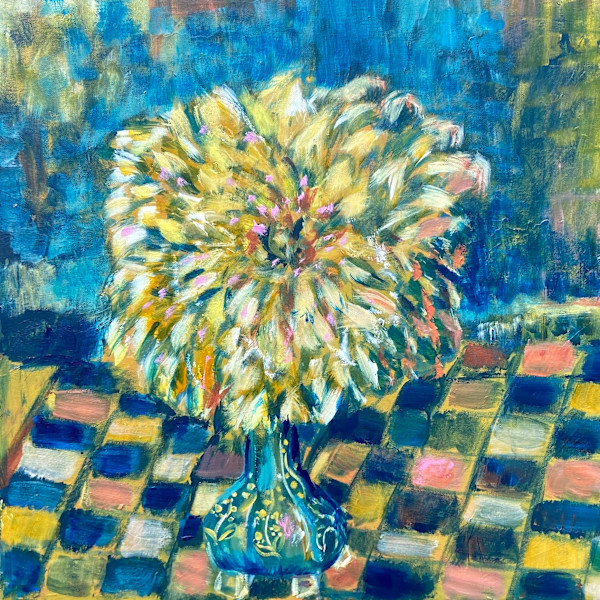 Giant Yellow Peonies Shine for You by Angie Porter