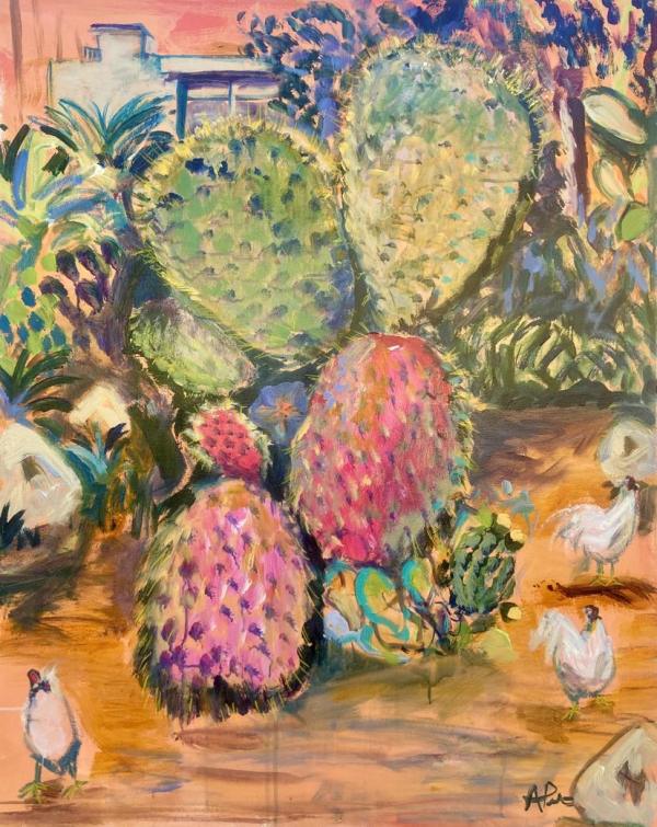 I Promise you a Cacti Garden with Chickens all Around by Angie Porter