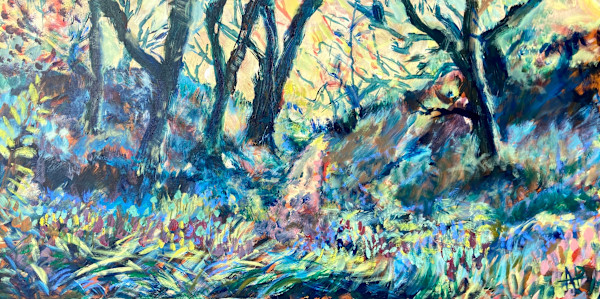 When Blue Bells are Ringing - Lamberts Castle Hill by Angie Porter