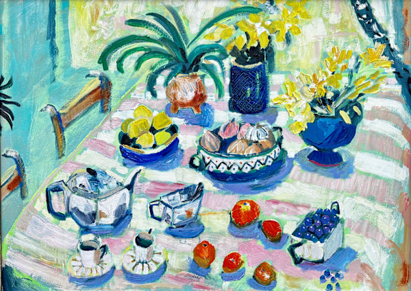 The Yellow Trumpet’s Table Song by Angie Porter, Image 1.