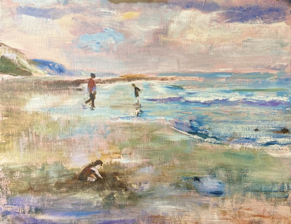 Charnmouth Beach by Angie Porter