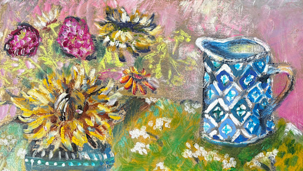 Speckled and White and Blue and Brown by Angie Porter, Image 1.