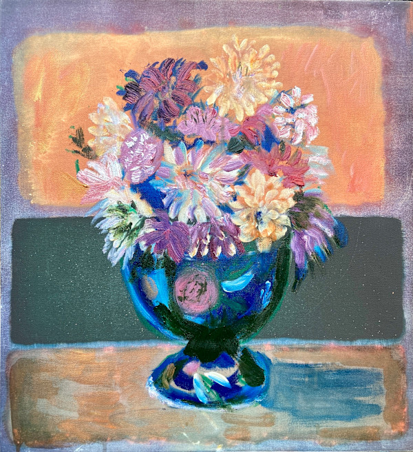 Rothko's Autumn Dahlias by Angie Porter