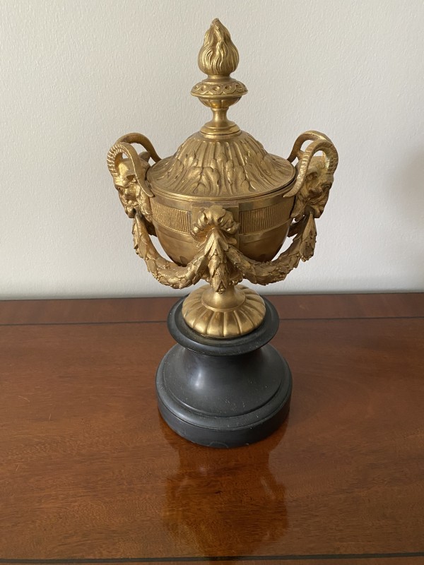 French Empire Classical Dore' Bronze Urn