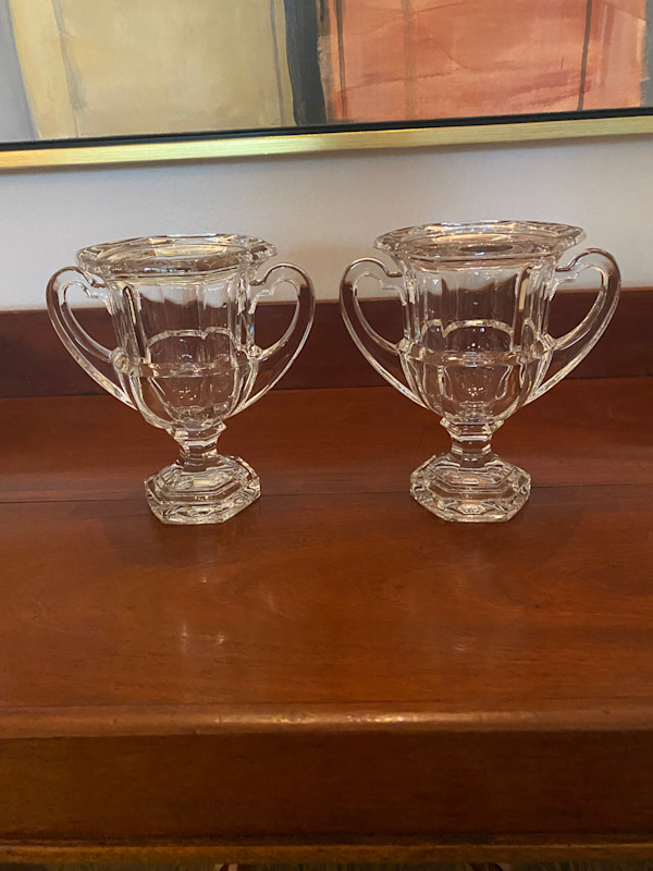 Pair of Tiffany & Co Trophy Shaped Vases