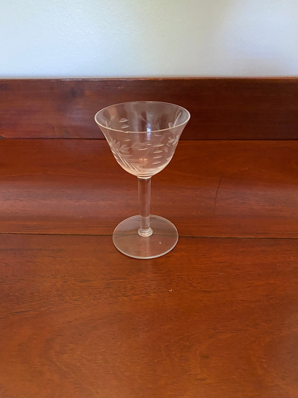 Set of Seven Cordial Glasses