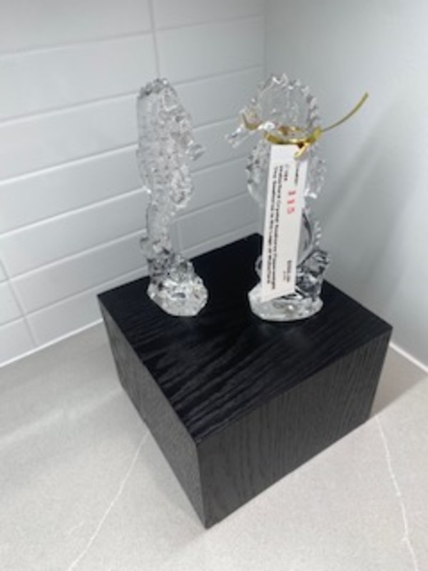 Waterford Crystal Seahorse Paperweight (pr)