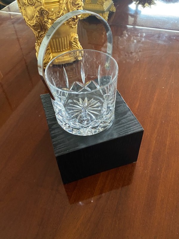 Cut Crystal Ice Bucket
