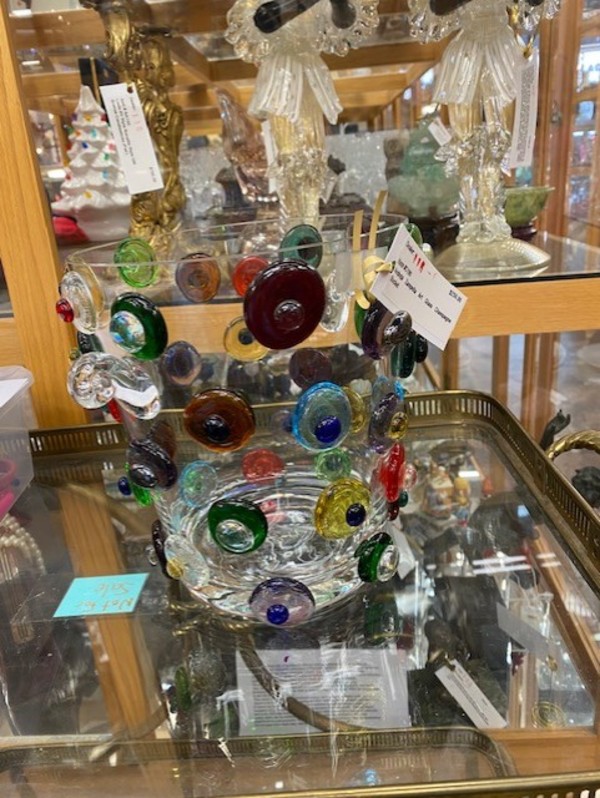 Andrea Zampella Art Glass Champagne Bucket