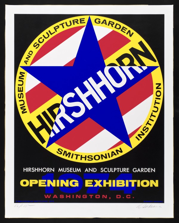 Opening Hirshhorn Museum by Robert Indiana