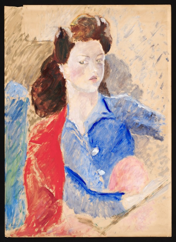 Study for a Self Portrait by Françoise Gilot