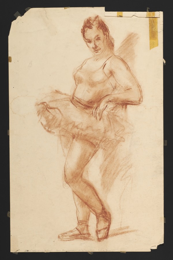 Woman in a tutu by Ann Brockman