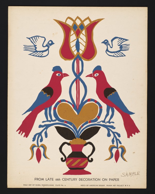 From Late 18th C. Decoration of Paper by David Ellinger