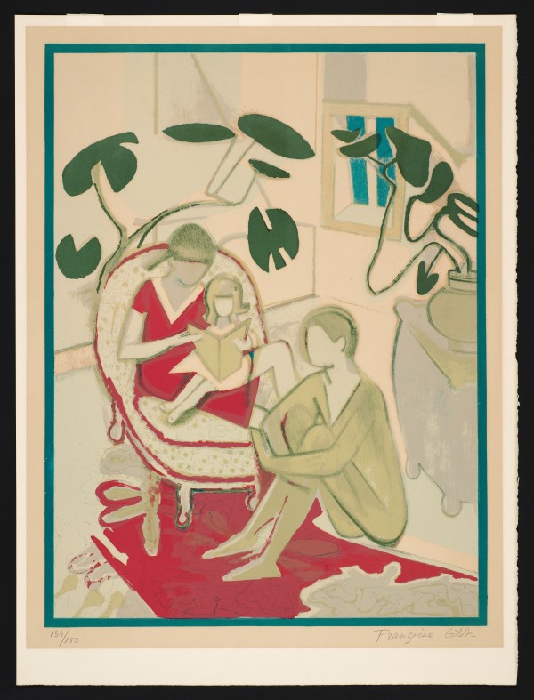 My Children in Brittany by Françoise Gilot