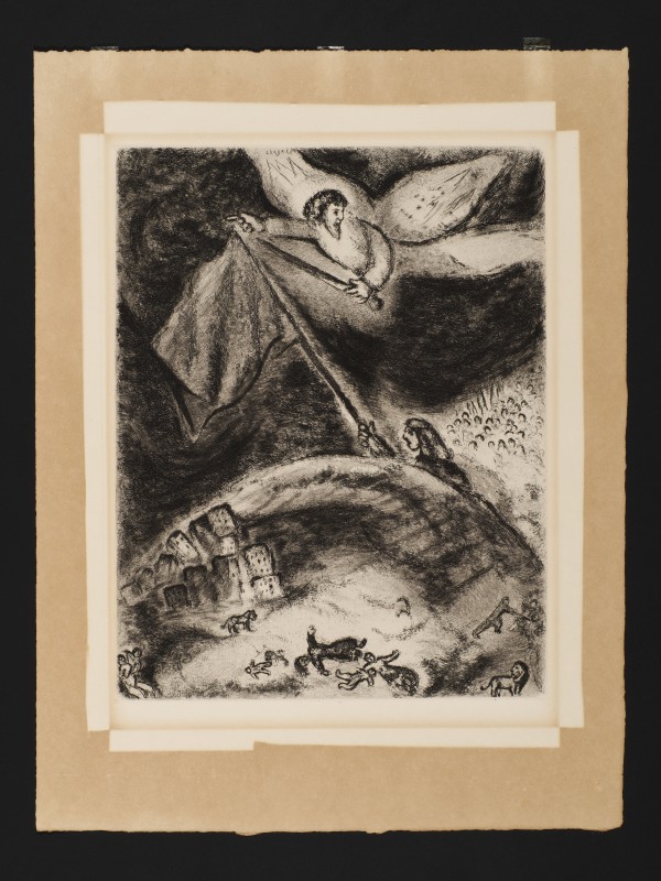 Oracle Over Babylon (from the Bible Series Portfolio) by Marc Chagall