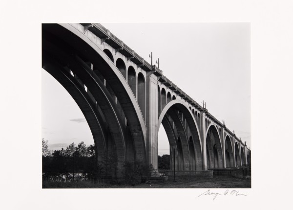 Raritan River Viaduct, Edison, New Jersey, 1973 by George Tice