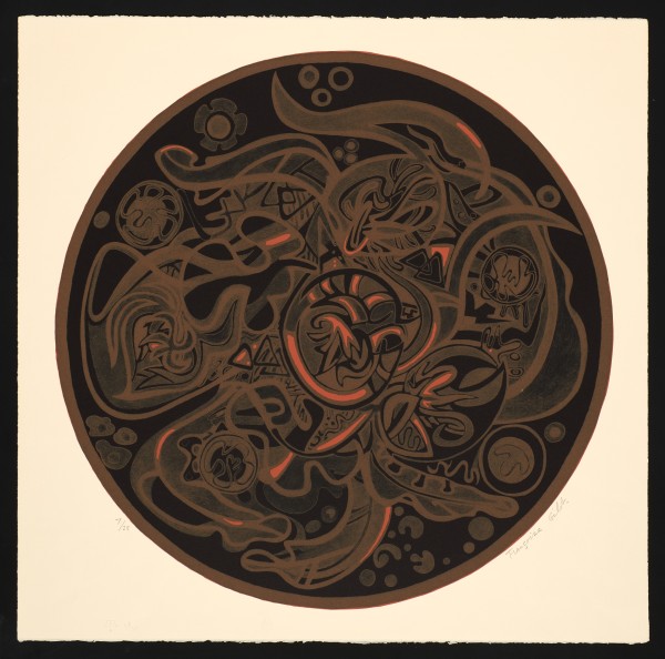 Flower Shield by Françoise Gilot