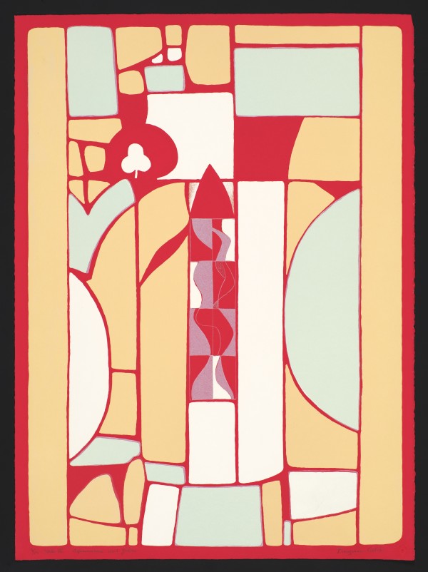 Aquamarine and Gold II by Françoise Gilot