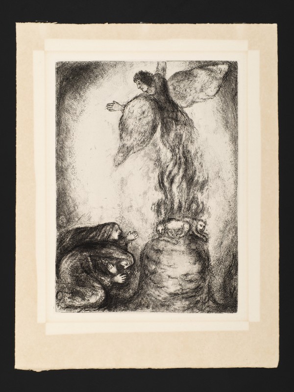 Sacrifice of Manoah (from the Bible Series Portfolio) by Marc Chagall