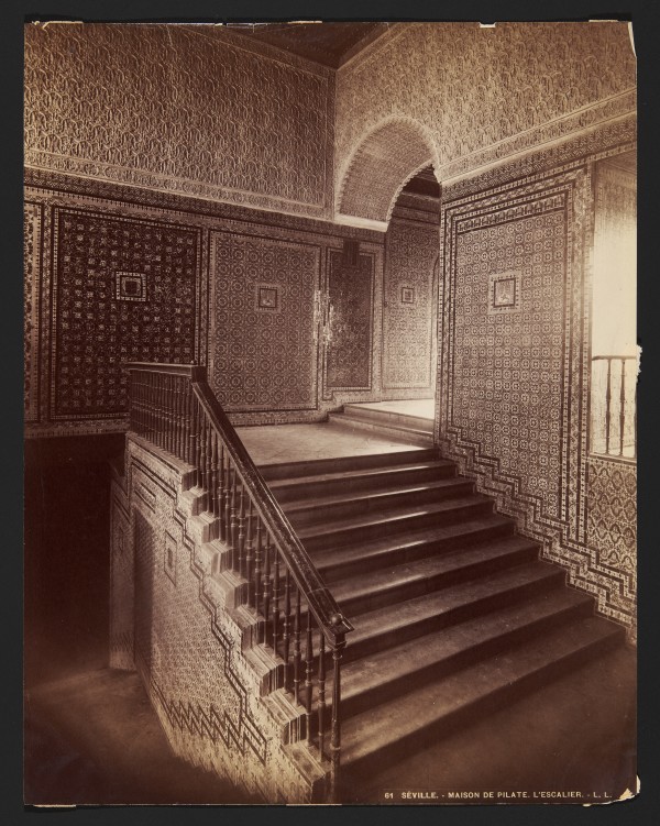 Maison de Pilate, L'Escalier, Seville by Juan Laurent