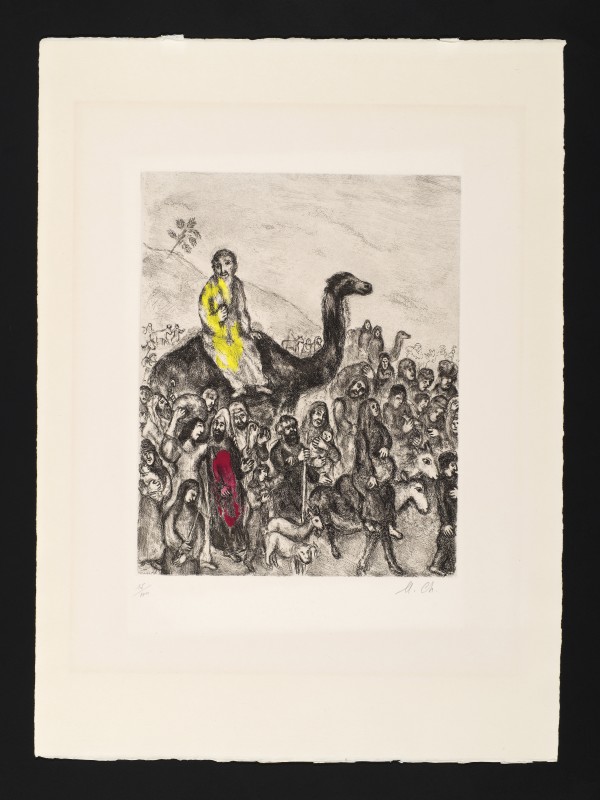 Jacob's Departure from Egypt (from the Bible Series Portfolio) by Marc Chagall