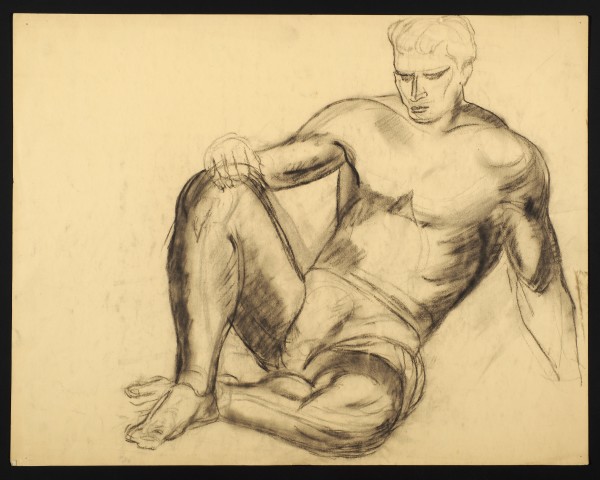 Seated Male by Ann Brockman