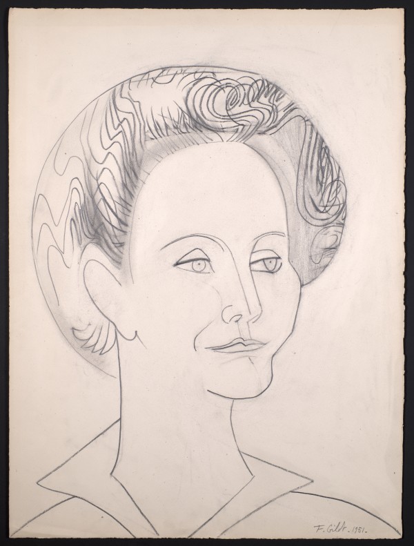 Louise Leiris II by Françoise Gilot