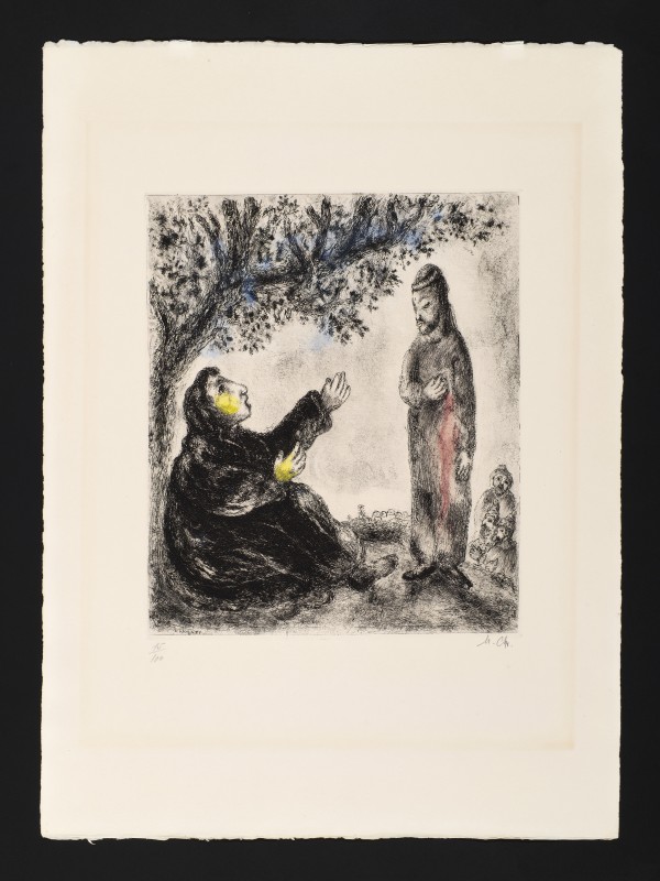 Deborah the Prophetess (from the Bible Series Portfolio) by Marc Chagall