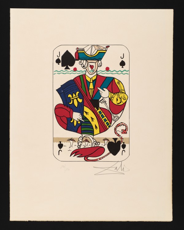 Spades (Jack) by Salvador Dalí