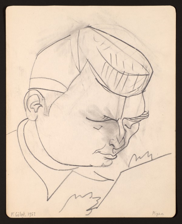 Study for Edward Pignon IV by Françoise Gilot
