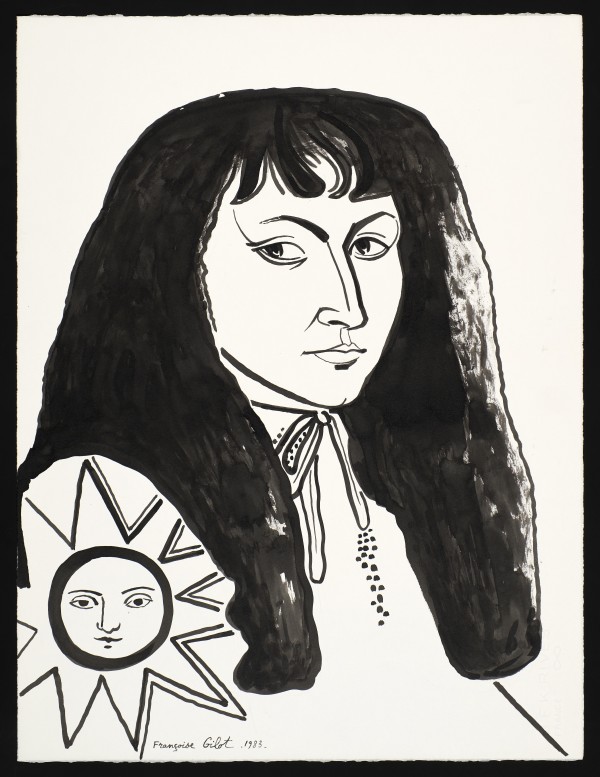 Louis XIV (Young) with Sun Emblem I by Françoise Gilot