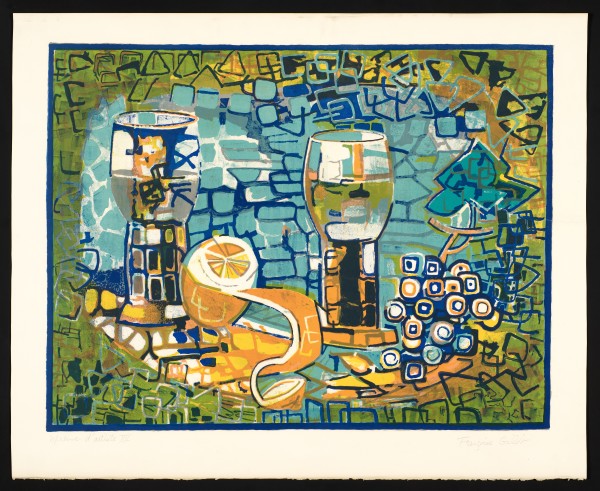 The Two Glasses by Françoise Gilot
